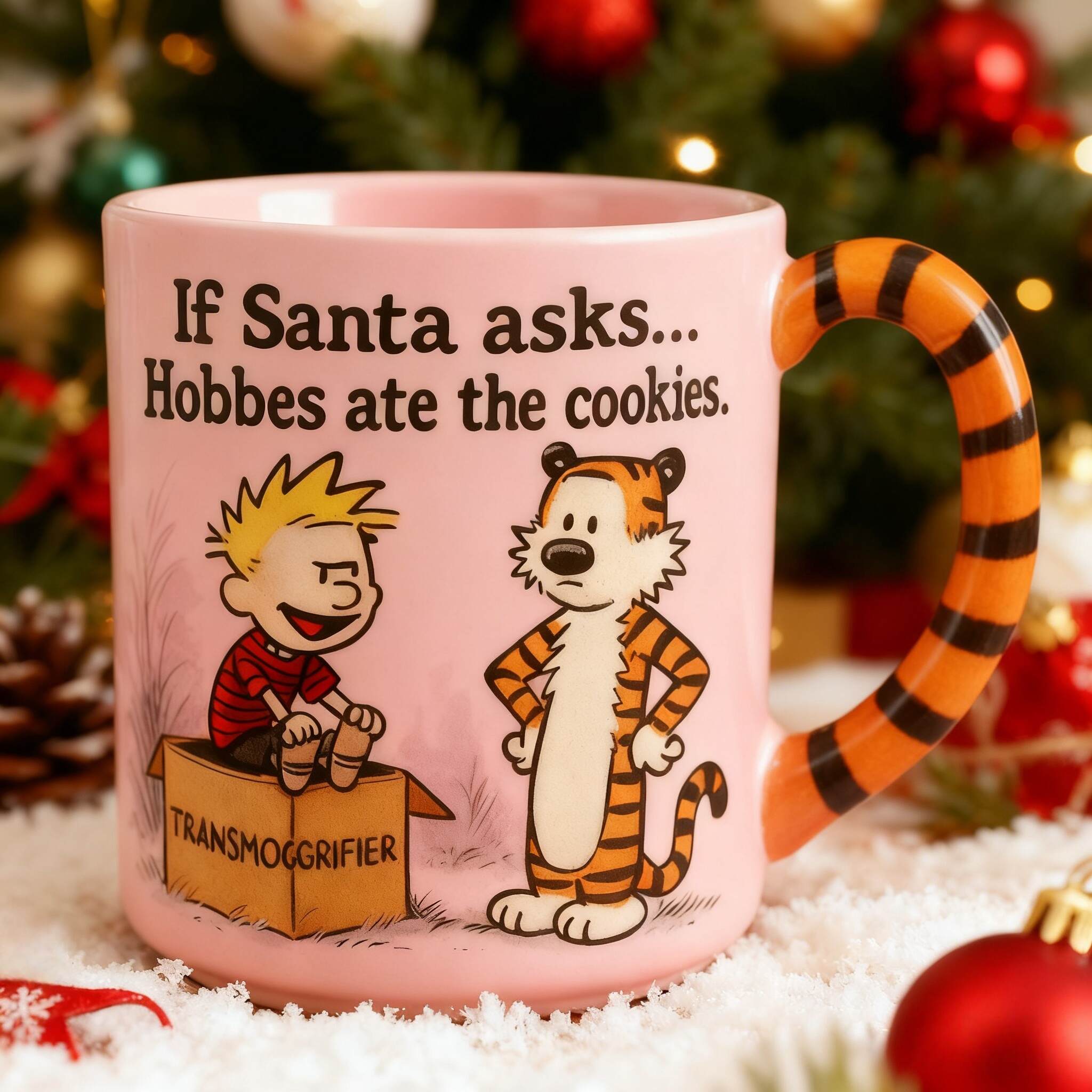 Calvin & Hobbes Holiday Mischief Mug