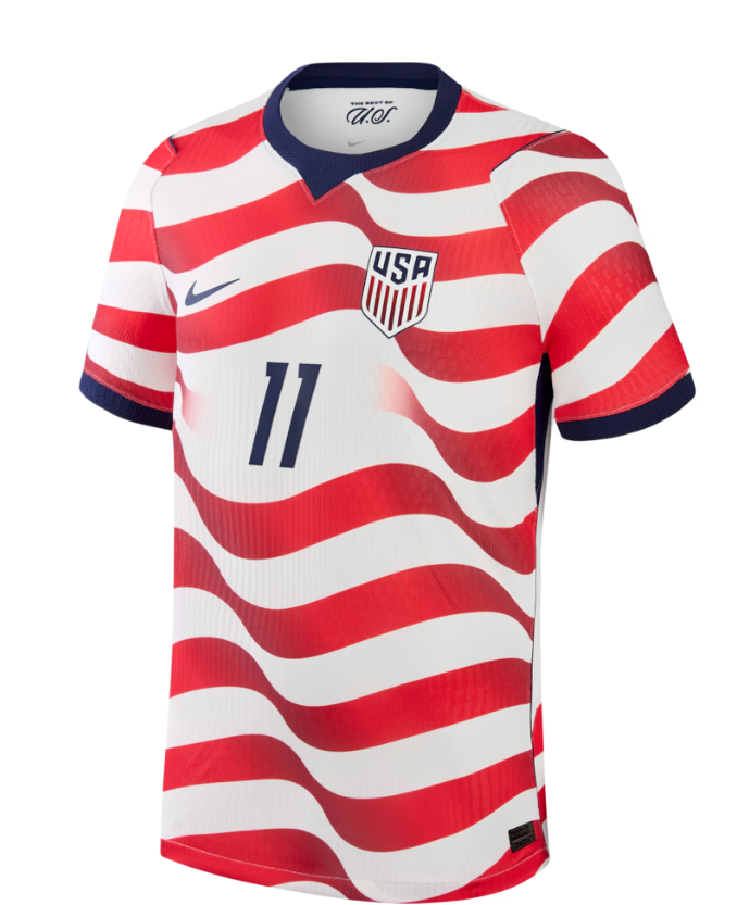 Brenden Aaronson USMNT Nike 2026 Home Match Authentic Jersey - White