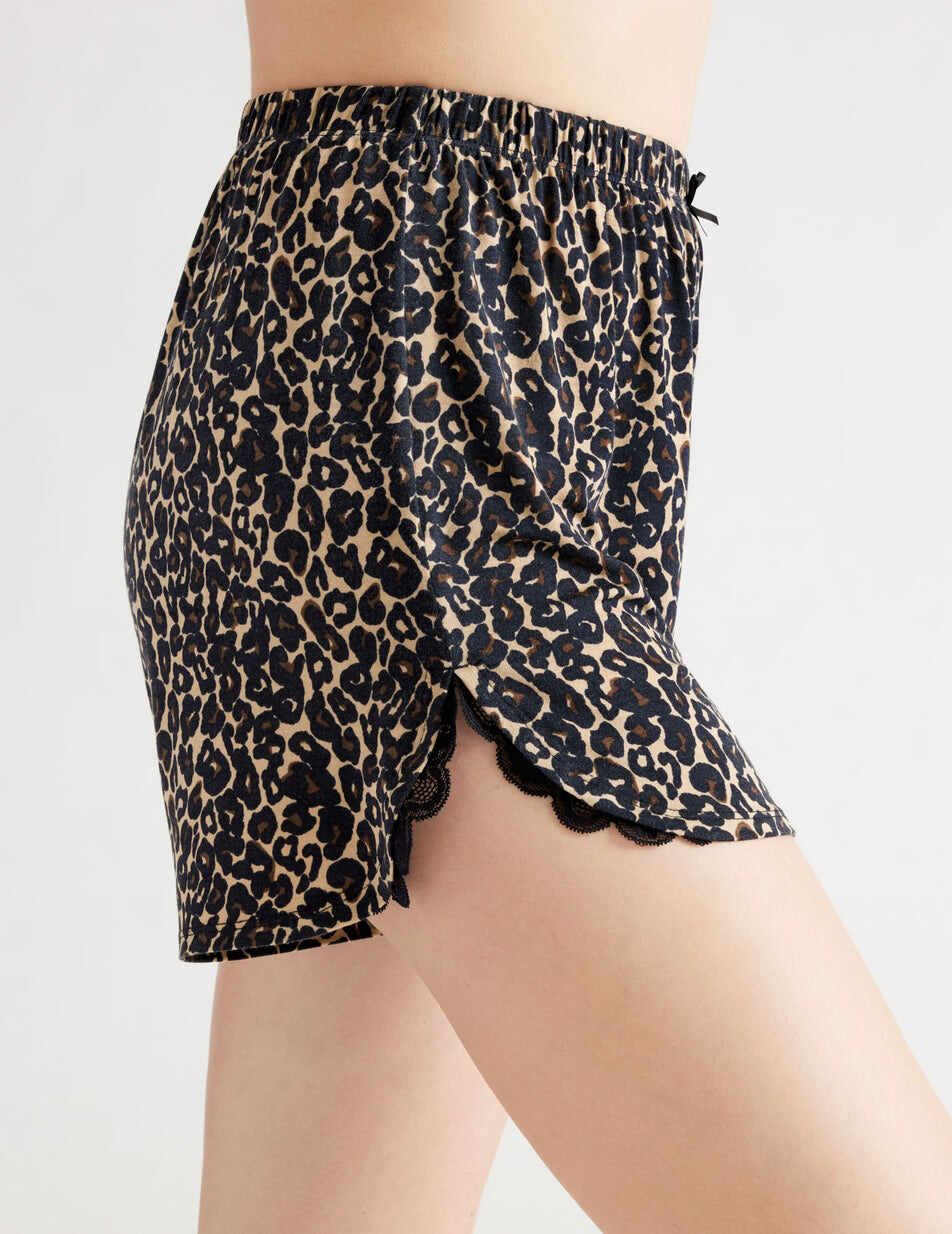 Lace Trim Sleep Short