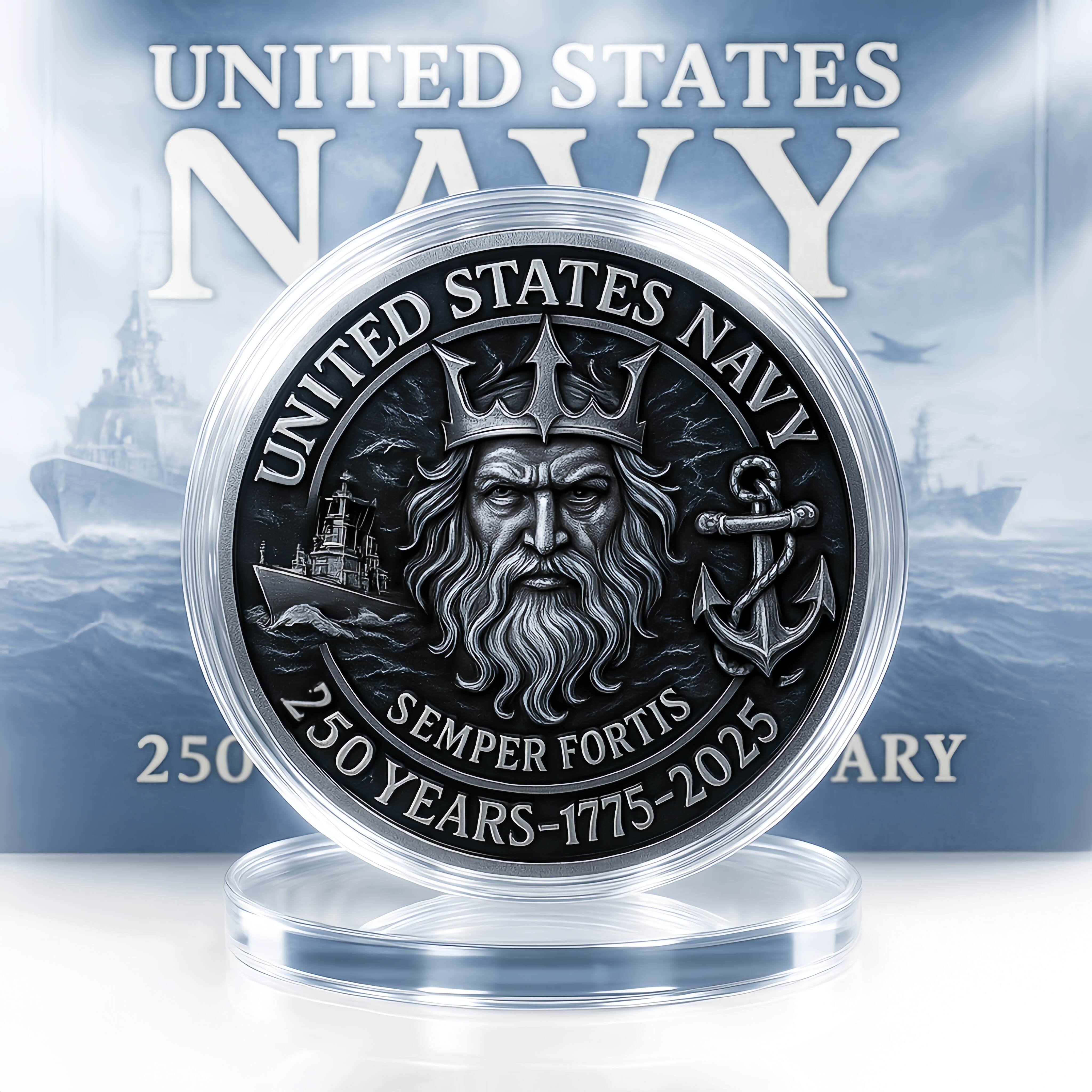 U.S. Navy 250th Anniversary Coin