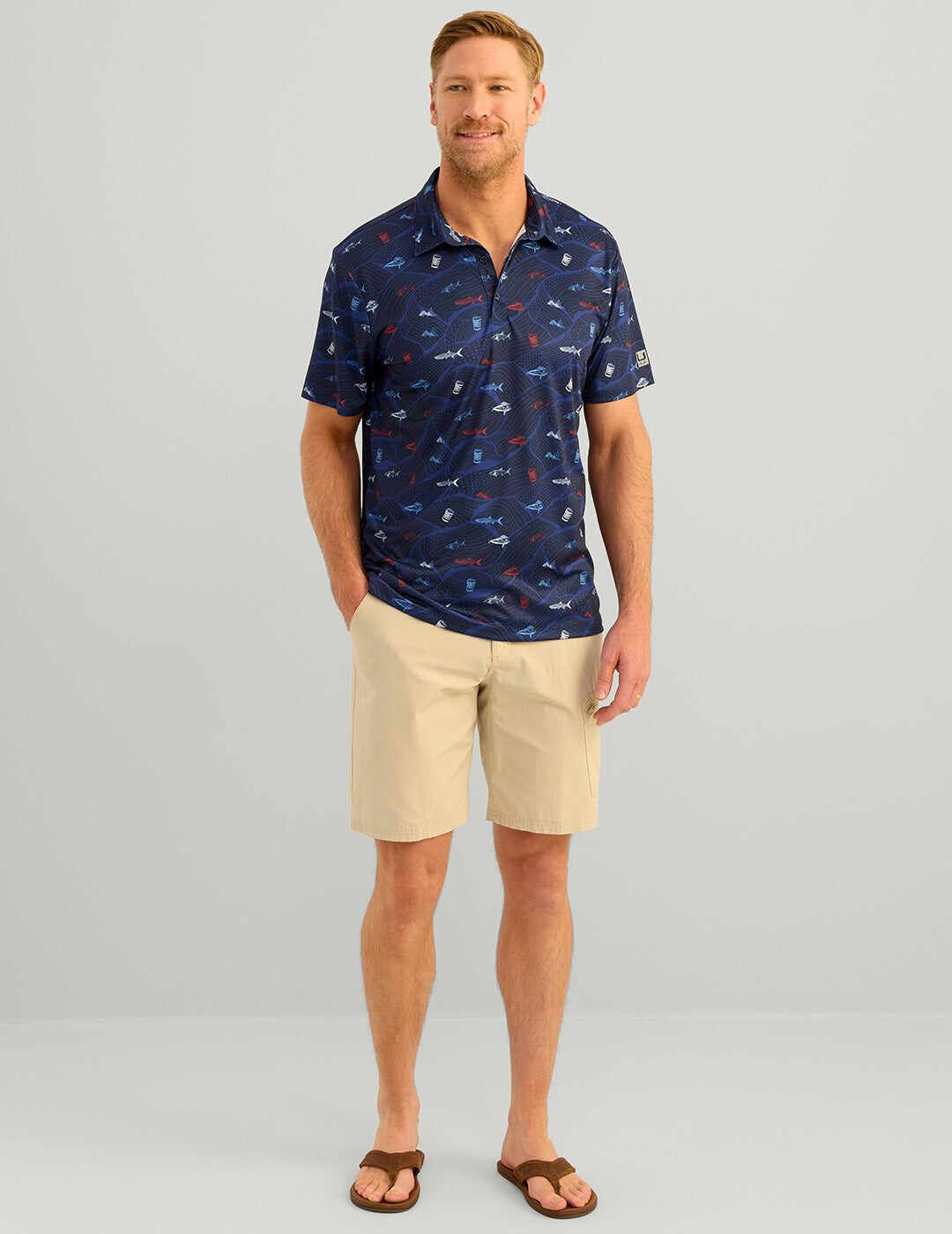 KC Print Pursuit Performance Polo