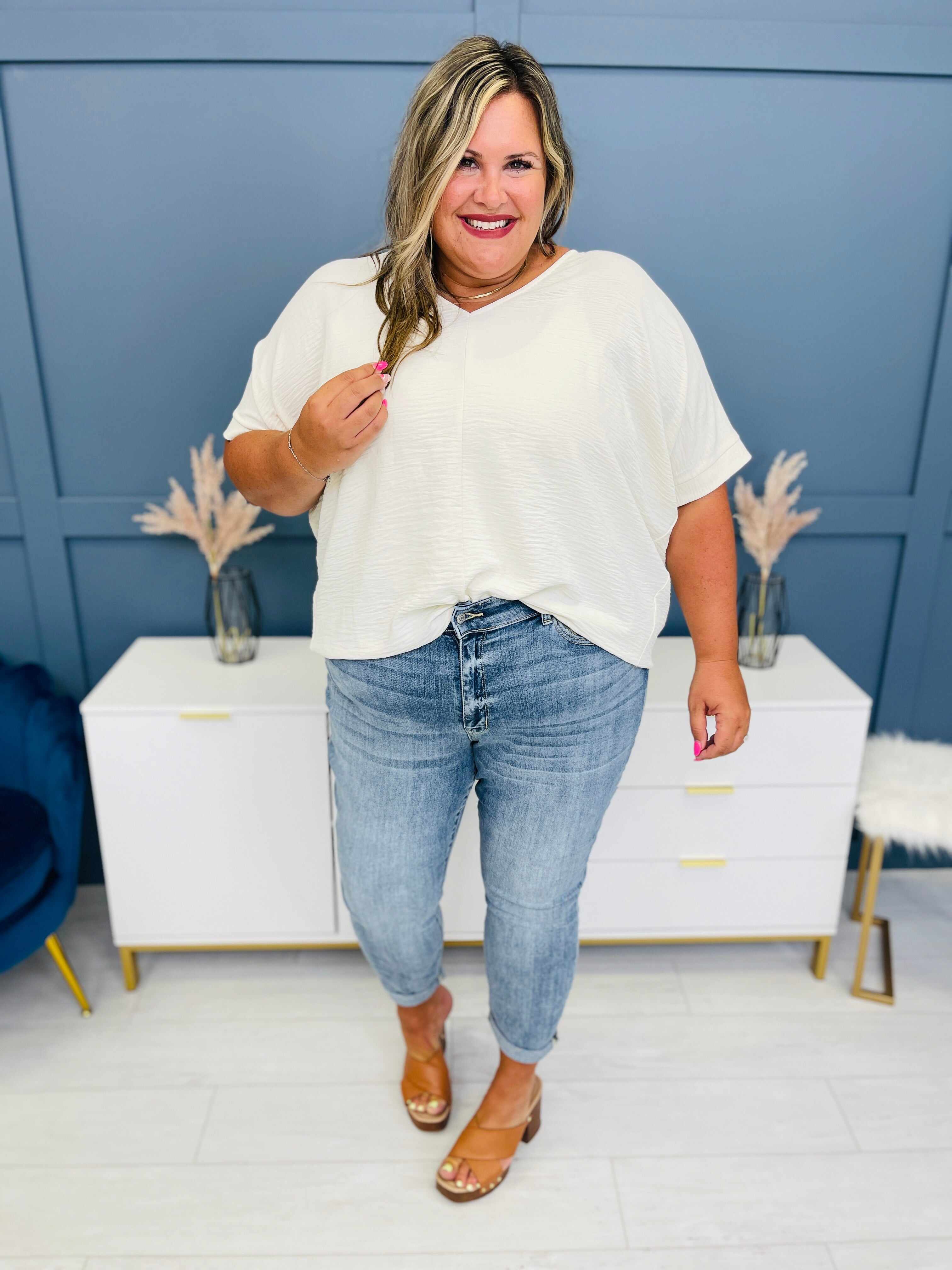 RESTOCK!  Reg/Curvy The Bleach Boys Nondistressed Boyfriend Jeans--Multiple Washes!
