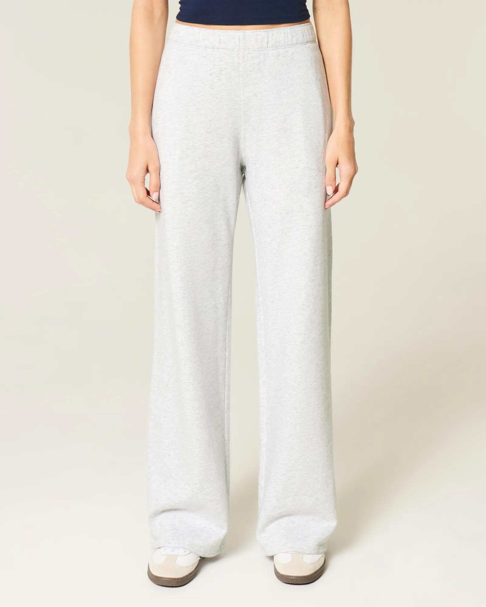 Wide-Leg Sweatpants