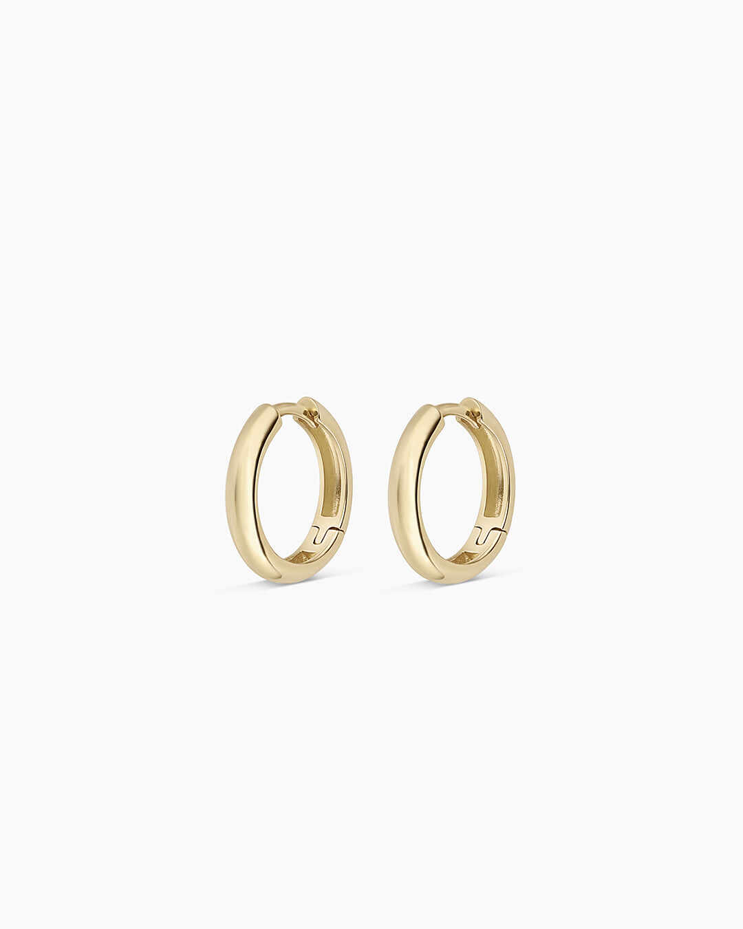 14k Gold Lou Helium Huggies