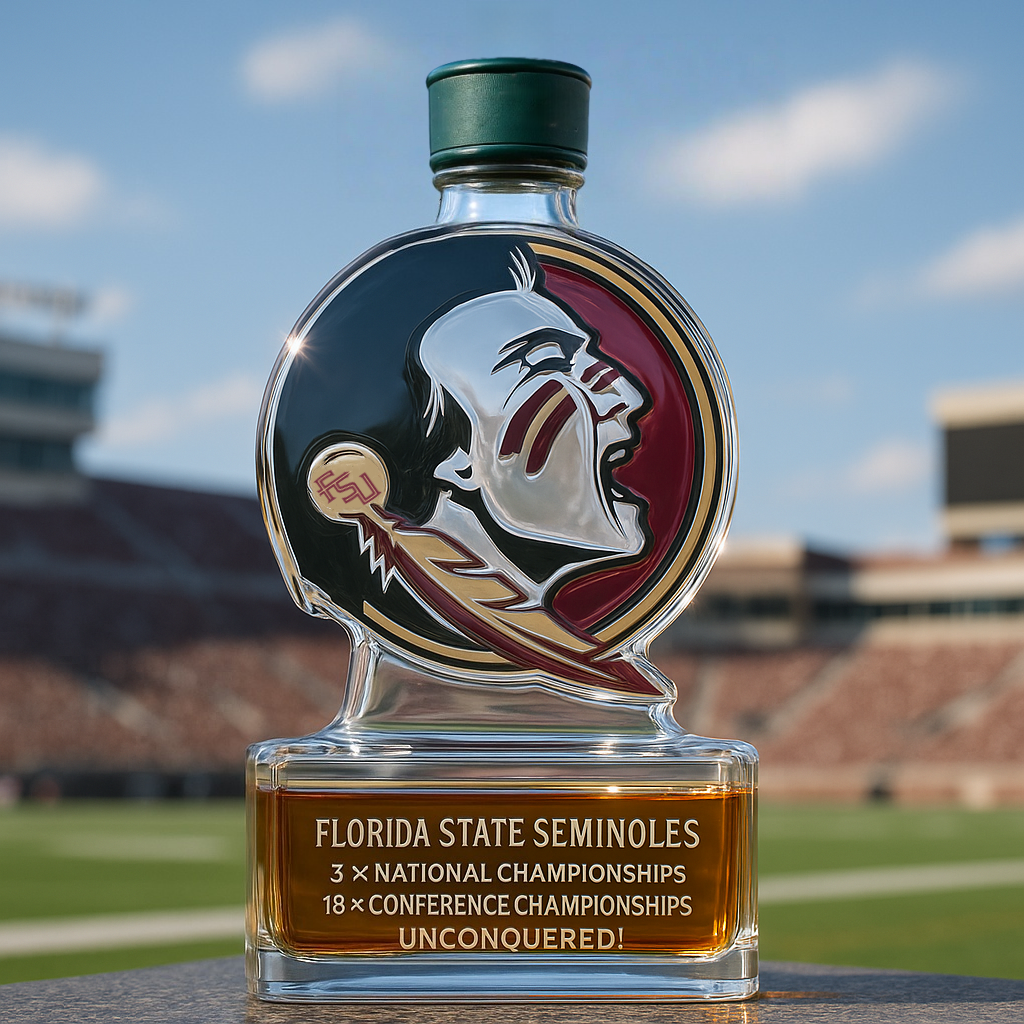 Florida State Seminoles Limited Edition Whiskey Bottle