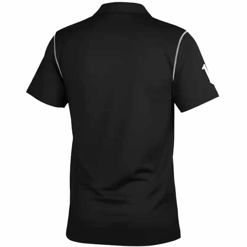 Lucky 13 Hybrid Zipper Cool-Stretch Golf Shirt (Black)