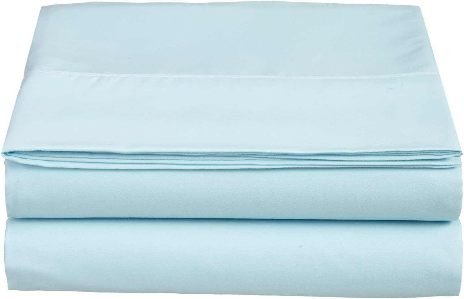 Set of 2 Silky Soft Polyester Single Flat Sheet
