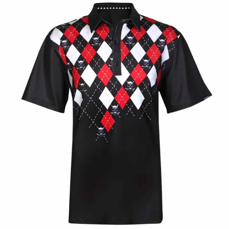 Monster Cool-Stretch Golf Shirt (Black)