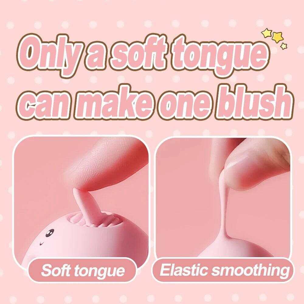 Cute Mini Pig Tongue Licking Vibrator