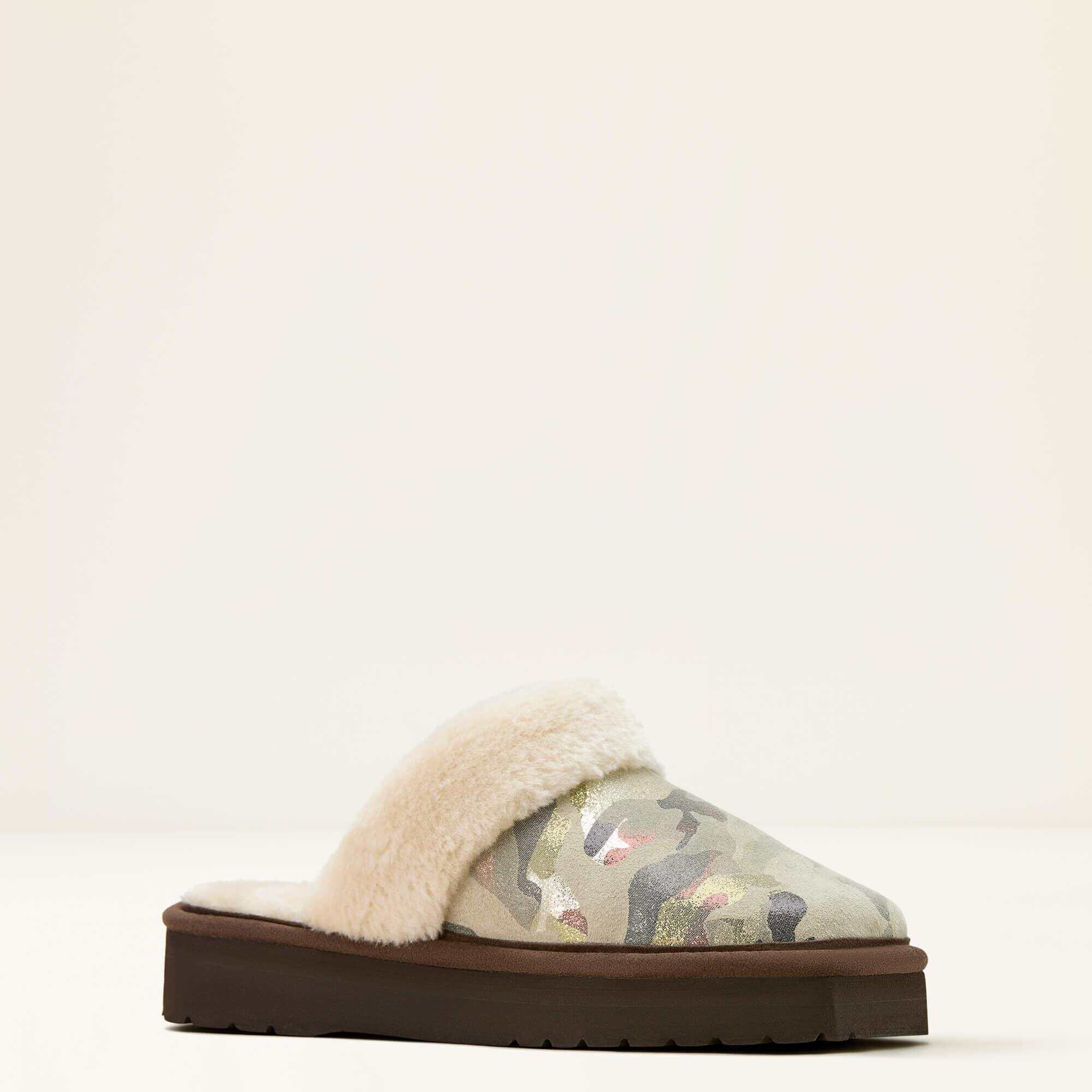 Jackie Square Toe Stack Slipper