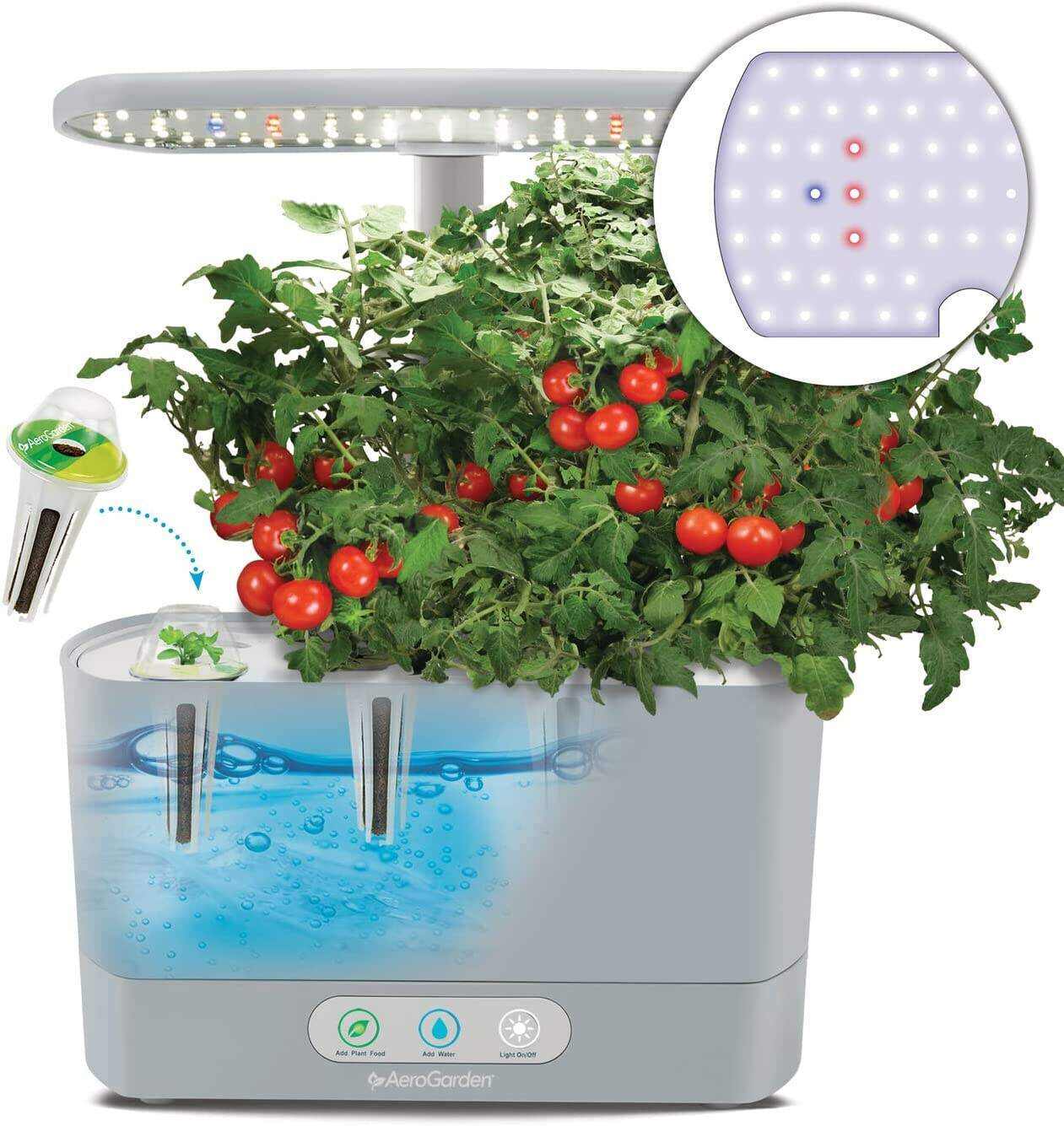 Harvest XL with Gourmet Herbs Seed Pod Kit - Indoor Garden with LED Grow Light