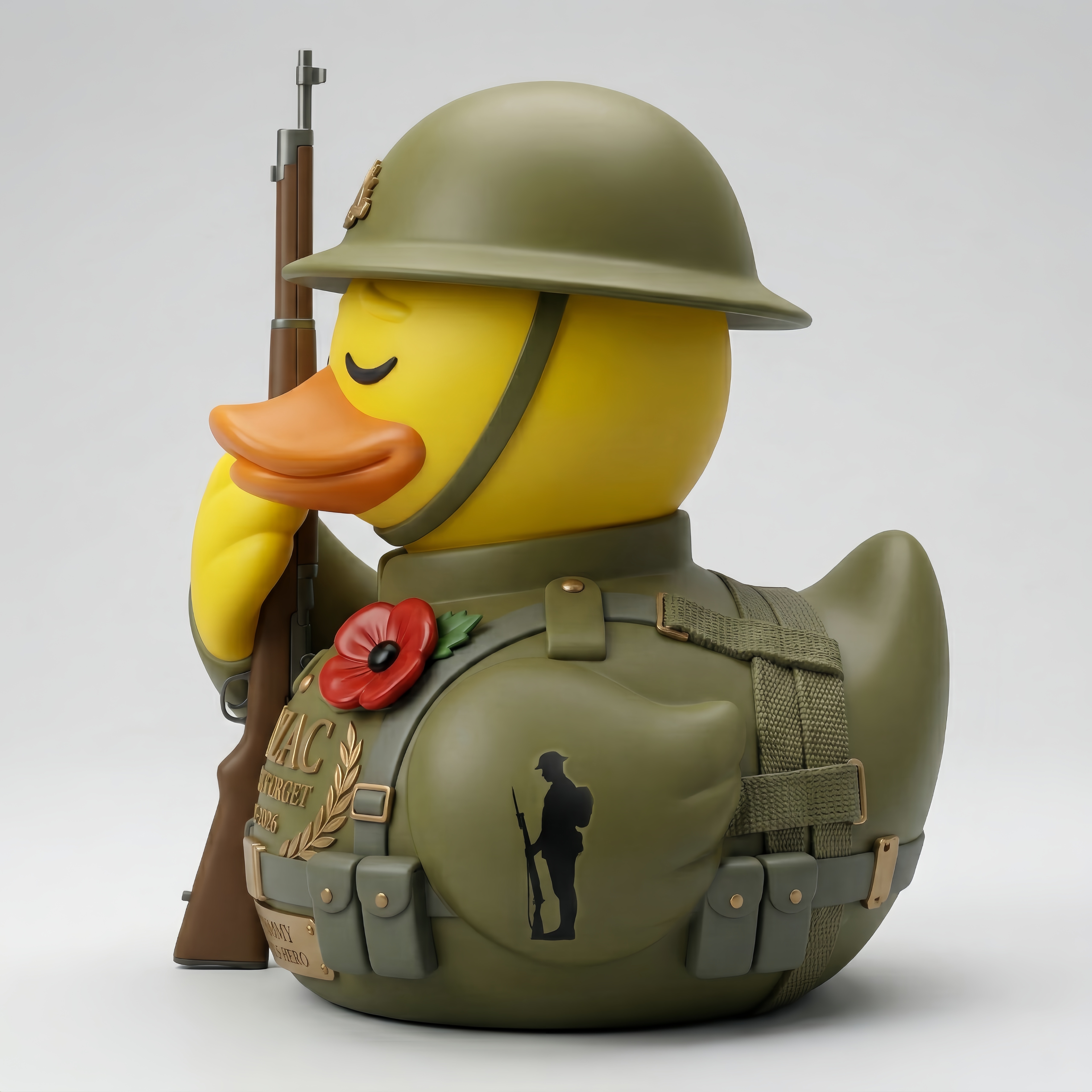 ANZAC Lest We Forget Tribute Duck
