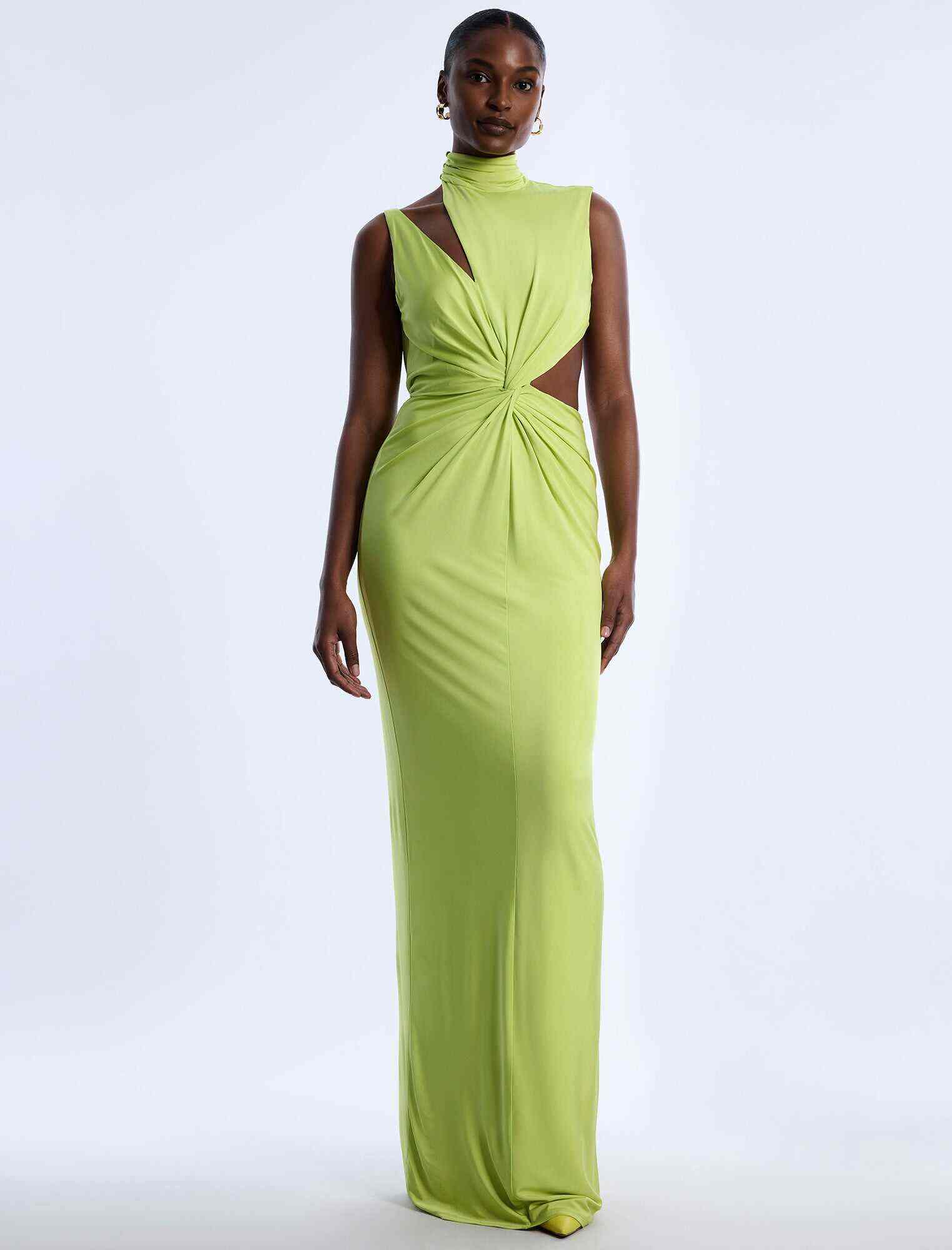 TestAsymmetrical  Jersey Gown