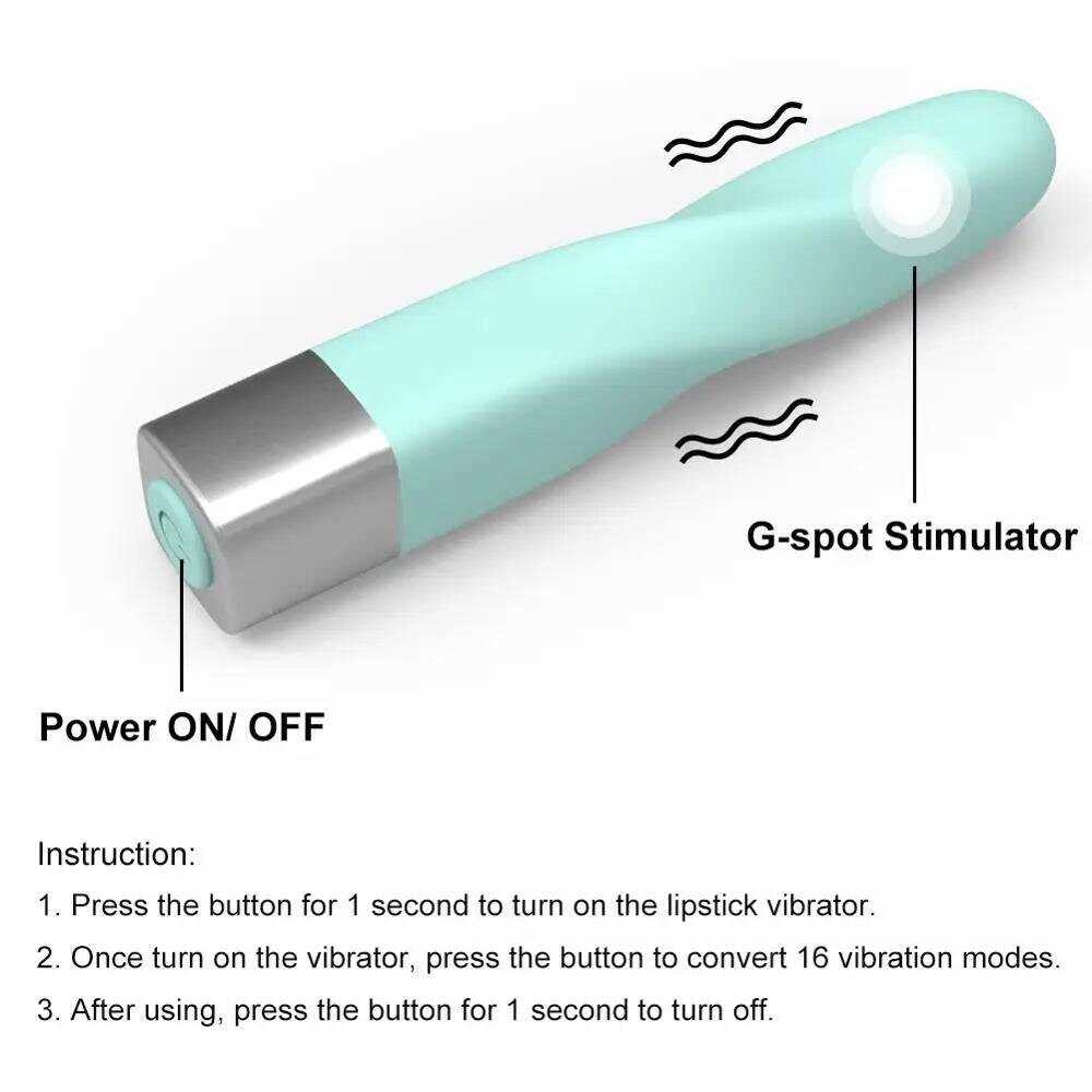 16-Speed Mini Bullet Vibrator: Compact Clitoral Stimulator for Women