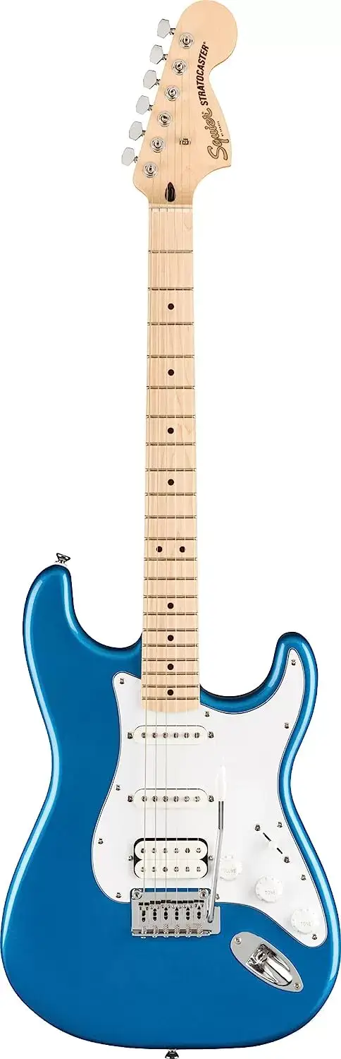 Fender Squier Stratocaster - Sunburst Bundle with Frontman 10G Amp, Gig Bag, Instrument Cable, Tuner, Strap, Picks, Fender Play Online Lessons, Instructional Book, and Austin Bazaar Instructional DVD