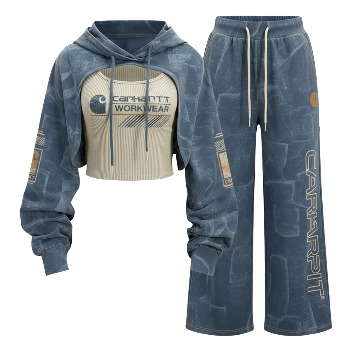 Women's Casual Athletic Tracksuit Outfit