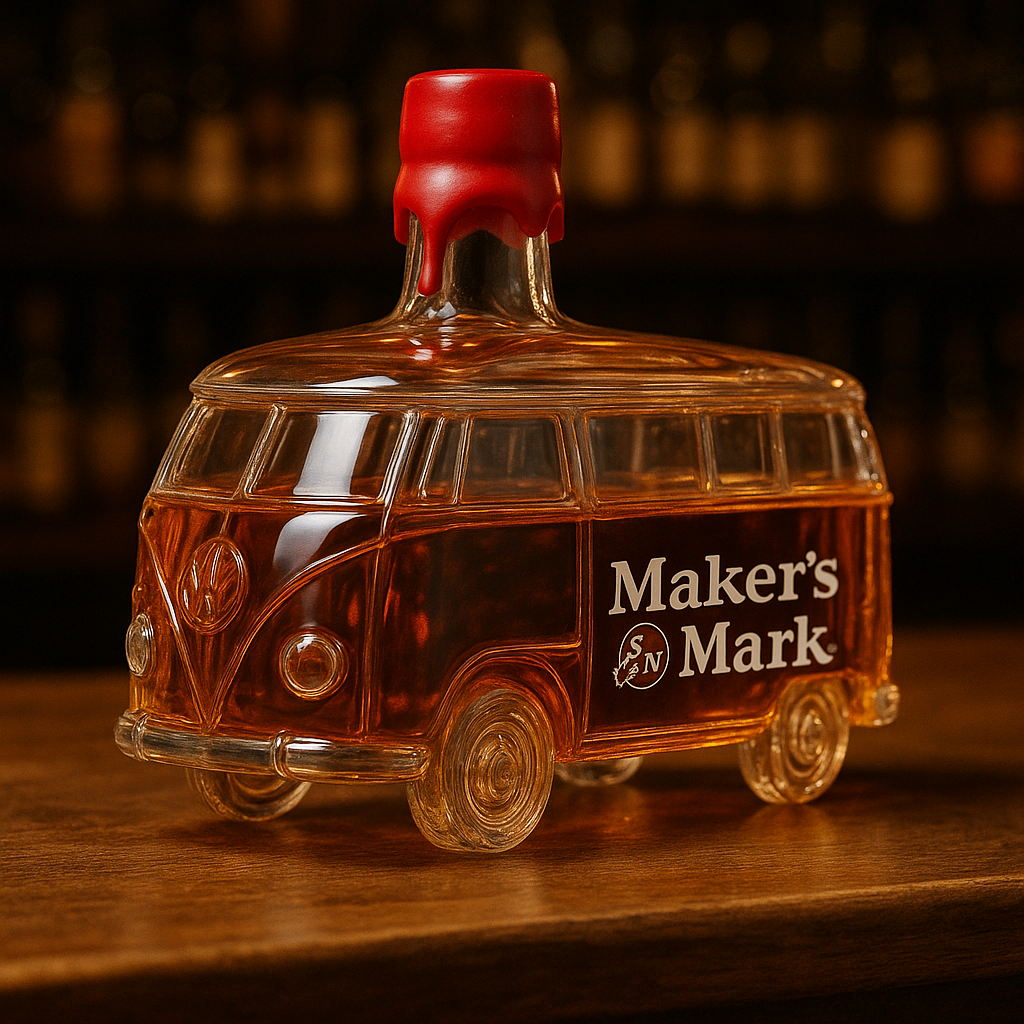Camper Whiskey Bottle
