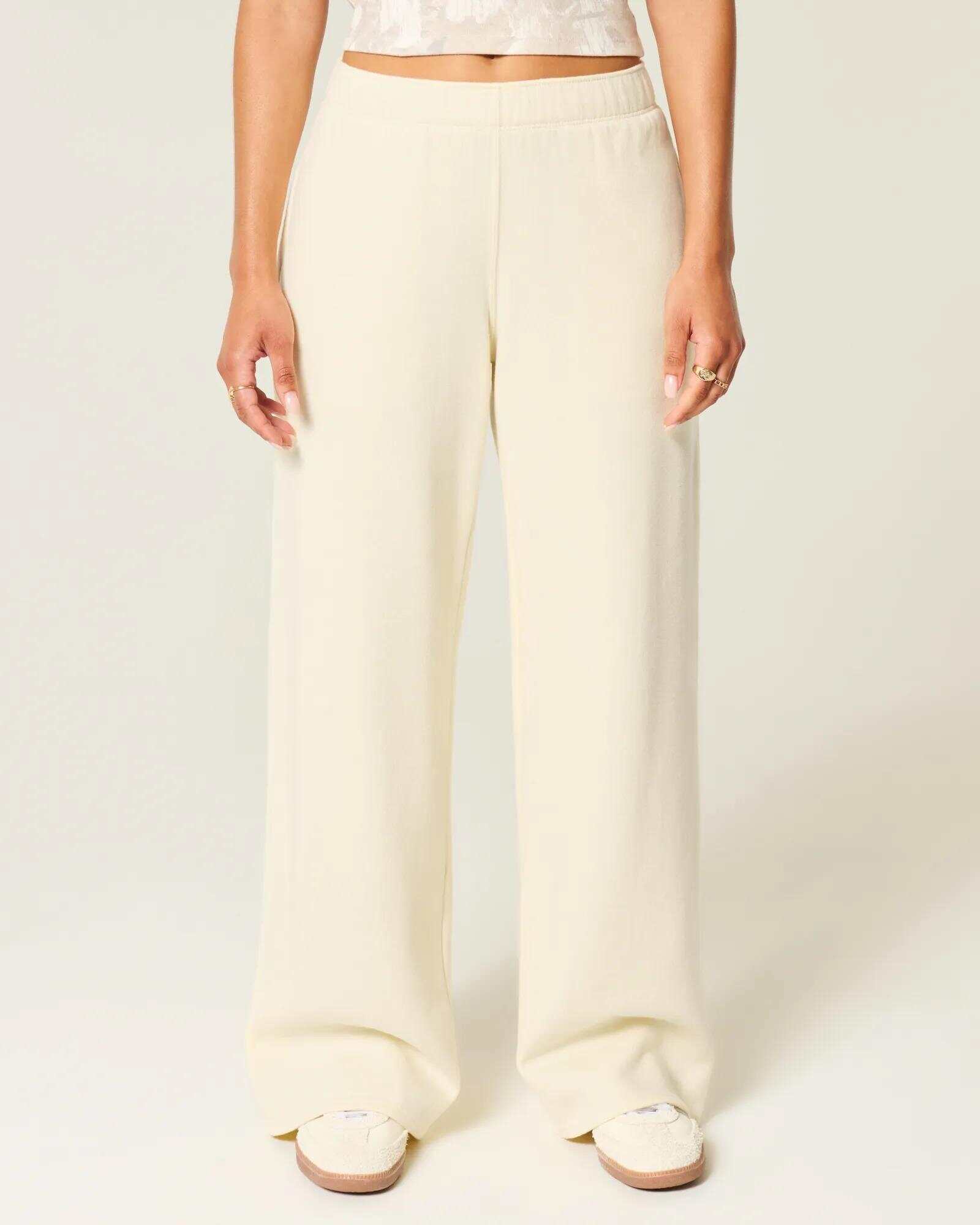 Wide-Leg Sweatpants