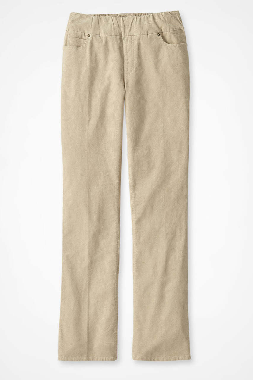 Pull-On Bootcut Stretch Corduroys