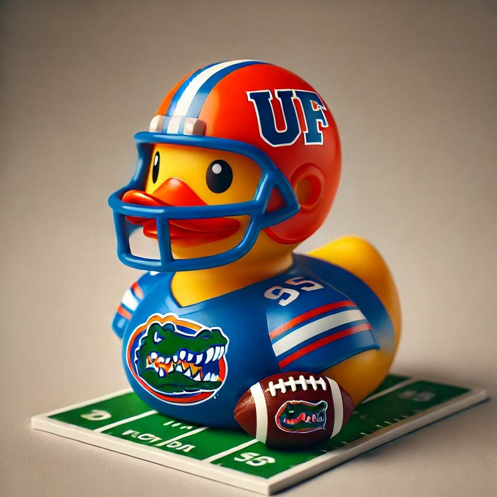 SEC Football Rubber Duck
