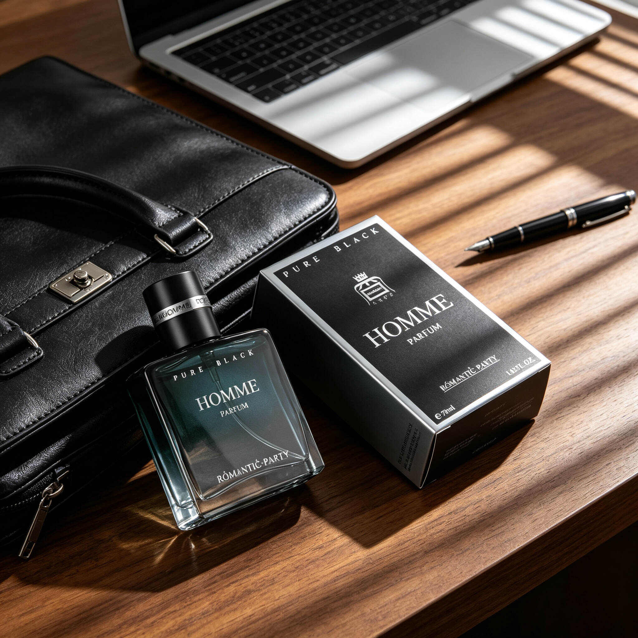 Pure Homme Men Cologne 30ml, Pure Black & Pure Blue Masculine Eau de Parfum