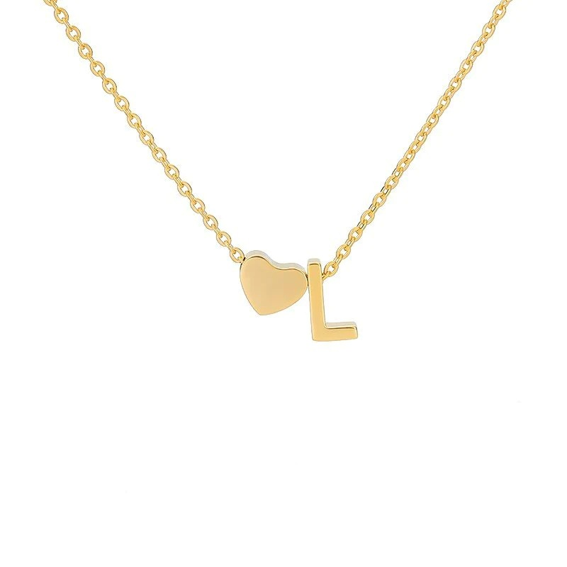🔥Last Day 69% OFF ✨Personalized Gold Heart A-Z Initial Necklace Jewelry Gift for Her