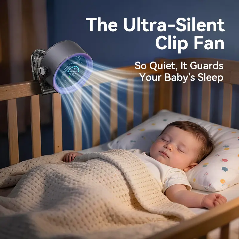 🔥Last Day 69% OFF✨4000mAh rechargeable portable clip on fan