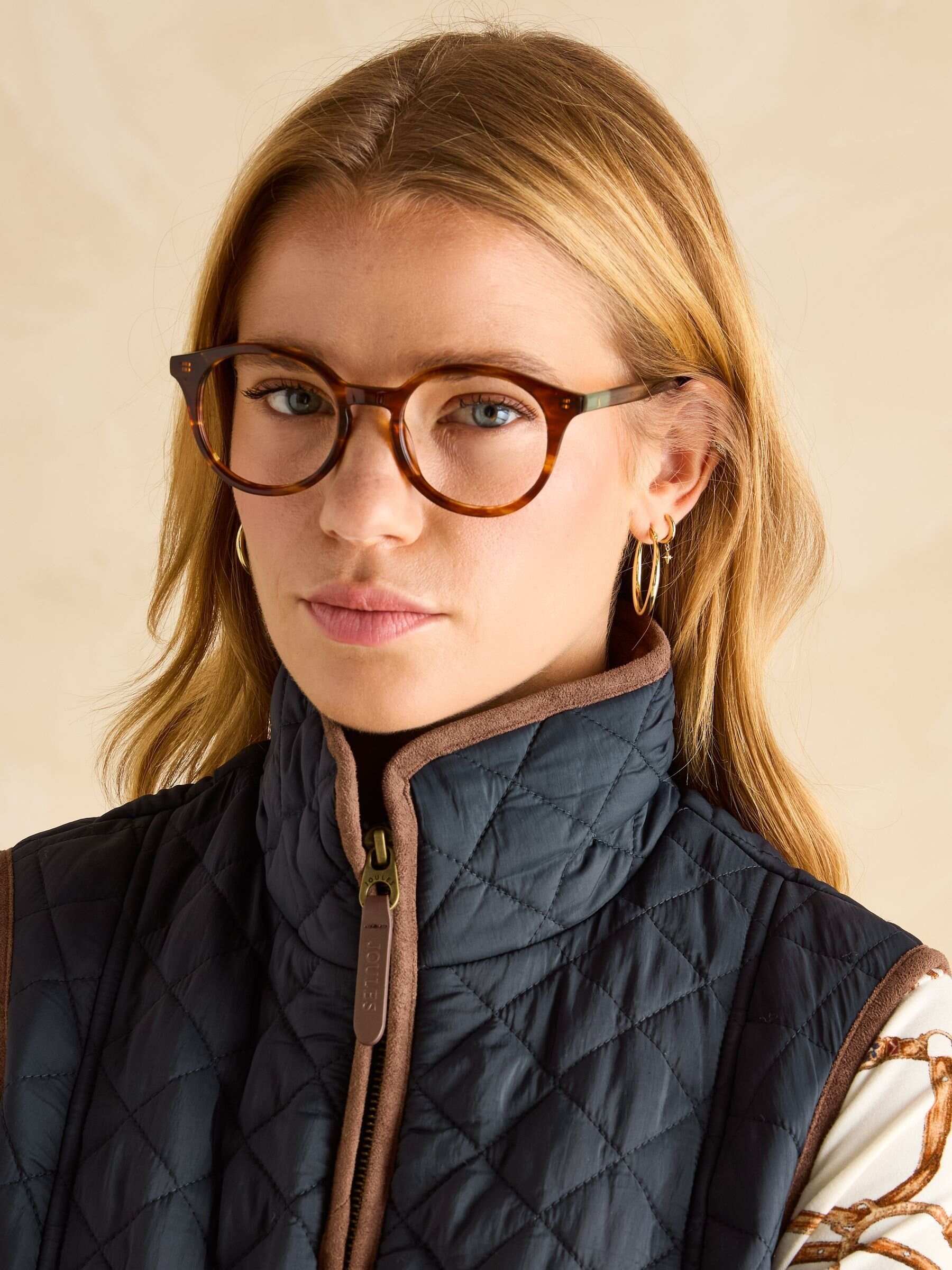 Sutton Navy Blue Showerproof Longline Diamond Quilted Gilet