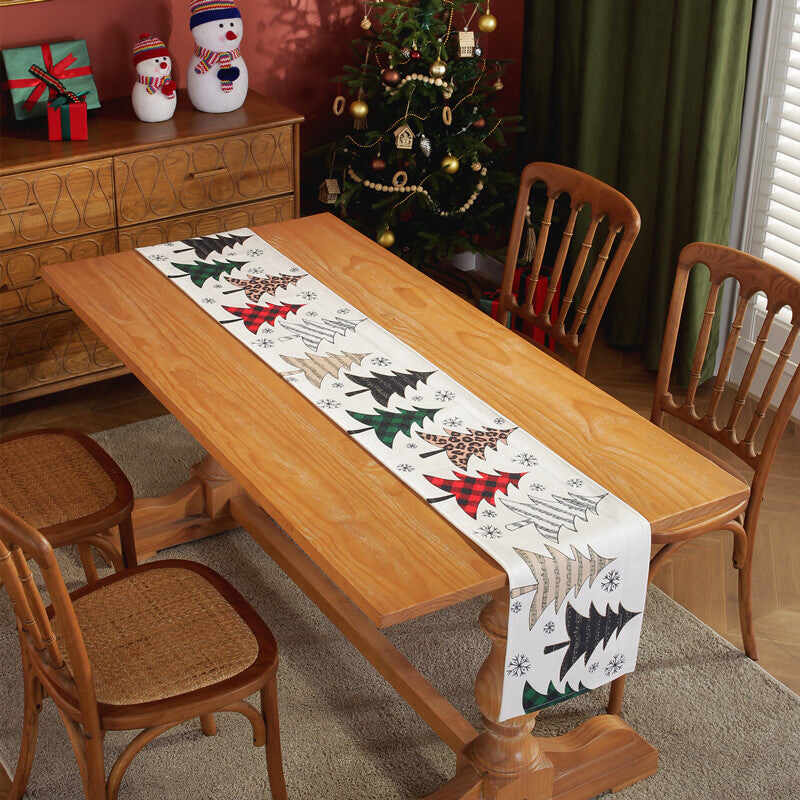 Merry Christmas Holiday Table Runner