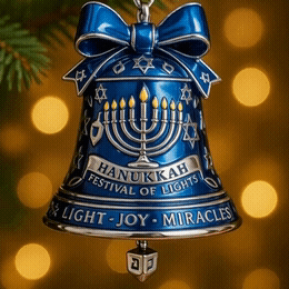 Hanukkah Bell Ornament
