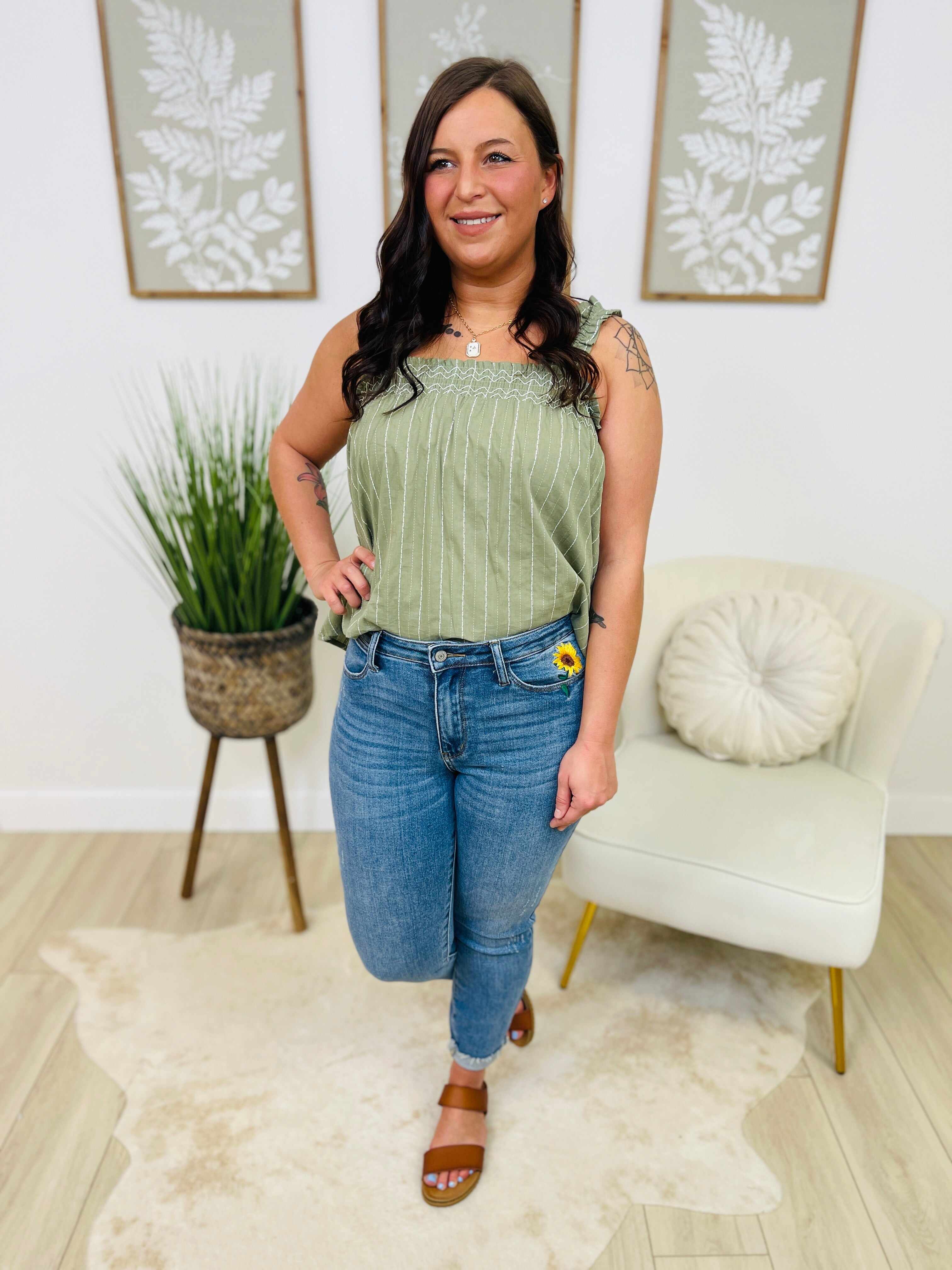RESTOCK! PLUS/REG Time To Bloom Relaxed Fit Jeans