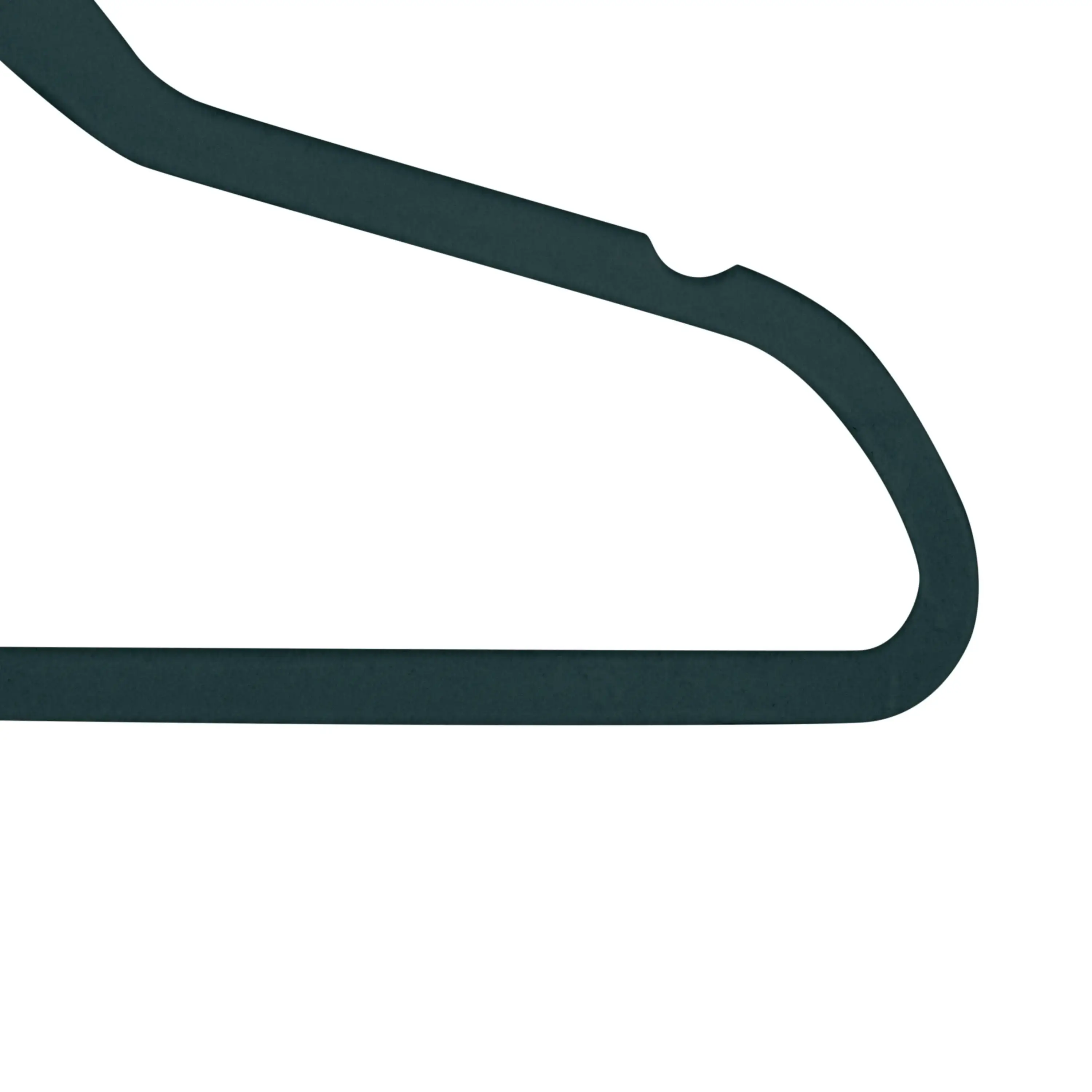Simplify 25 Pack Slim Velvet Gold Hook Hangers - 17.7