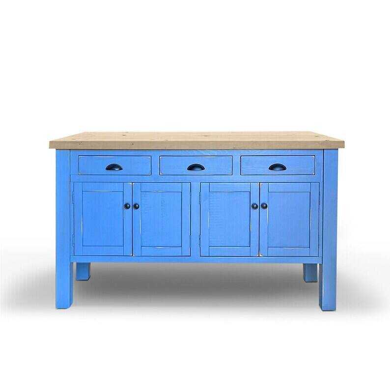 Kitchen Island, Farmhouse Kitchen, Butcher Block, Island, Table, Kitchen Table