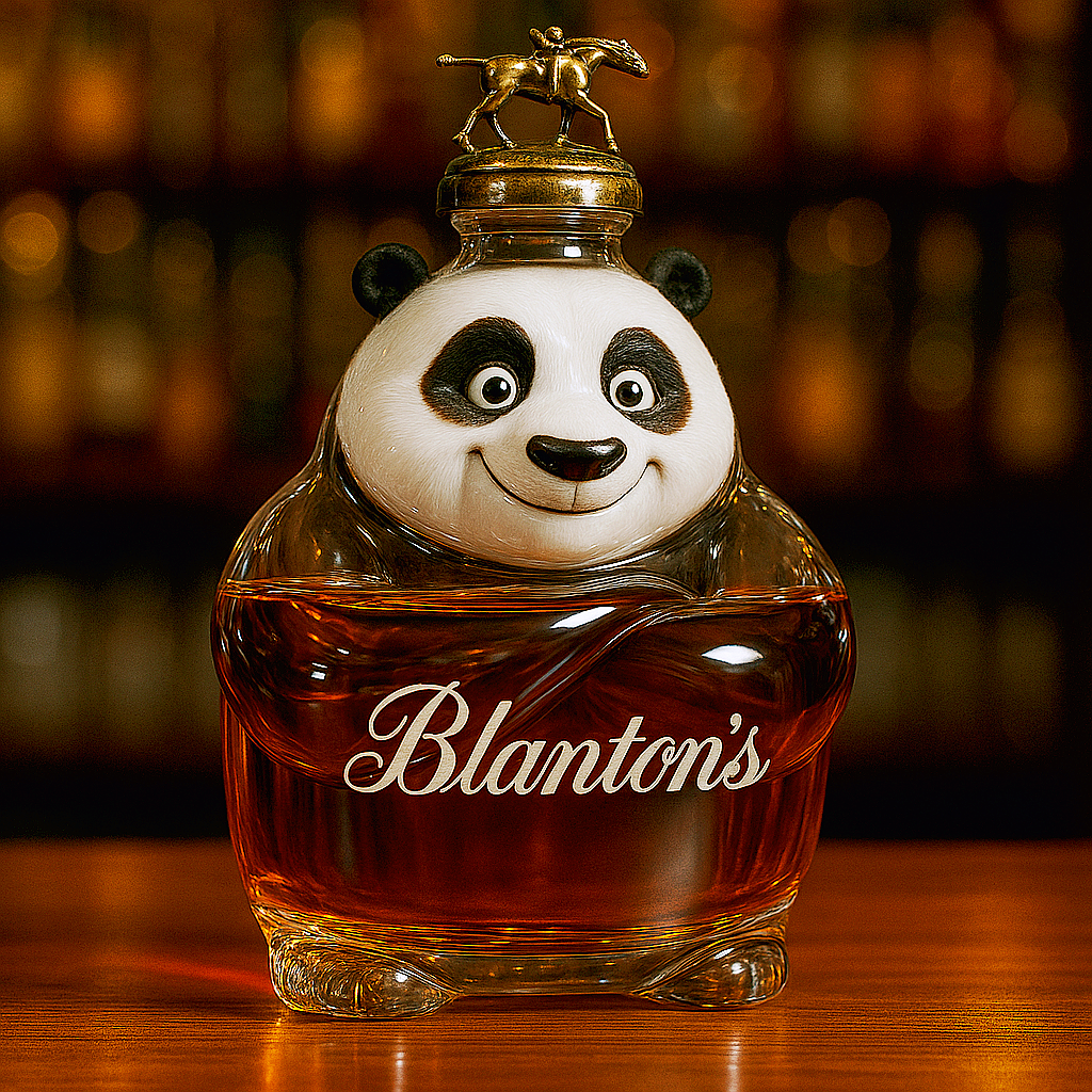 Kung Fu Panda Whiskey Bottle