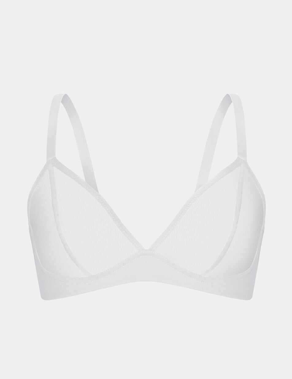 Mesh Deep V Bra