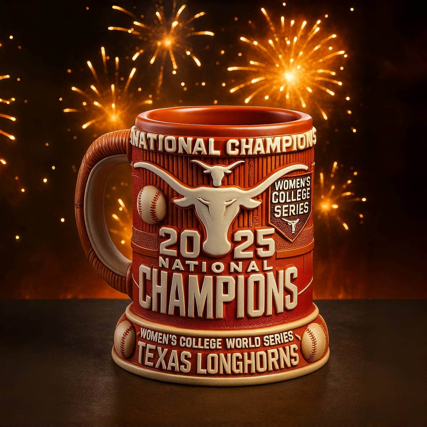 Texas Longhorns WCWS Champion Mug