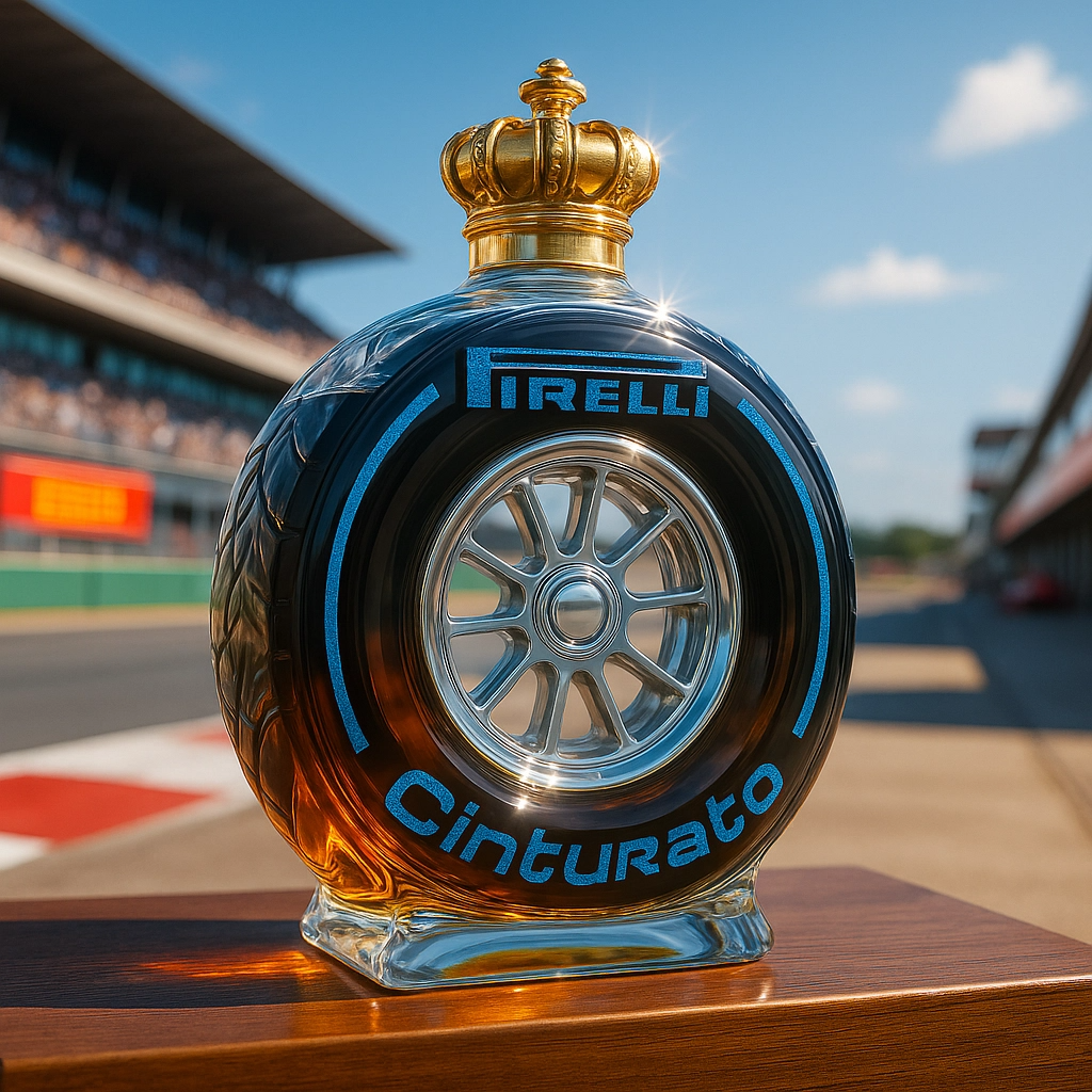 Pirelli Tire Whisky Bottle