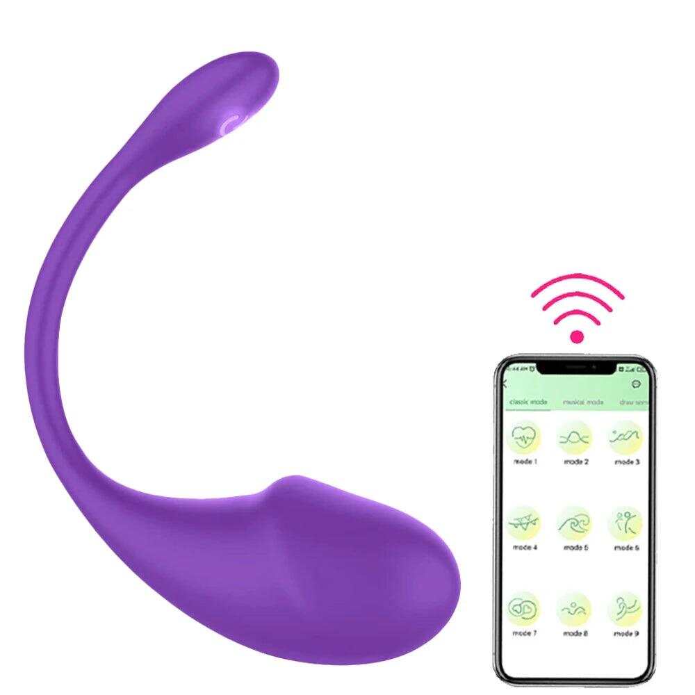 Wireless Bluetooth G-Spot Vibrator – App-Controlled Wearable Clit Egg for Panty Play
