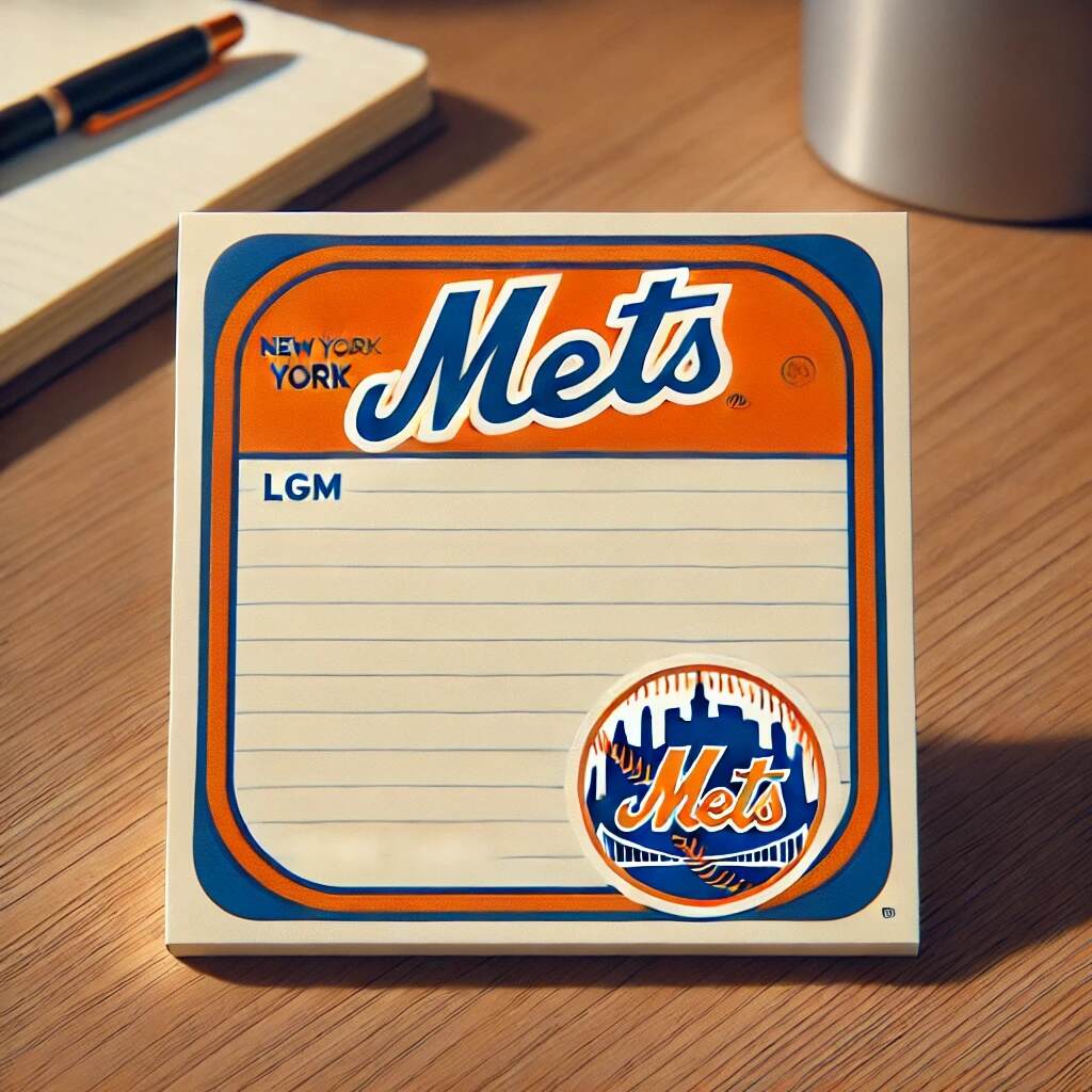 Baseball Team Sticky Notes