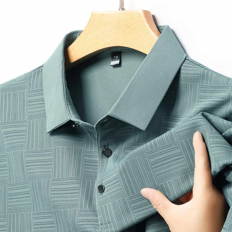 Slim Fit Breathable New Men's Lapel T-shirt