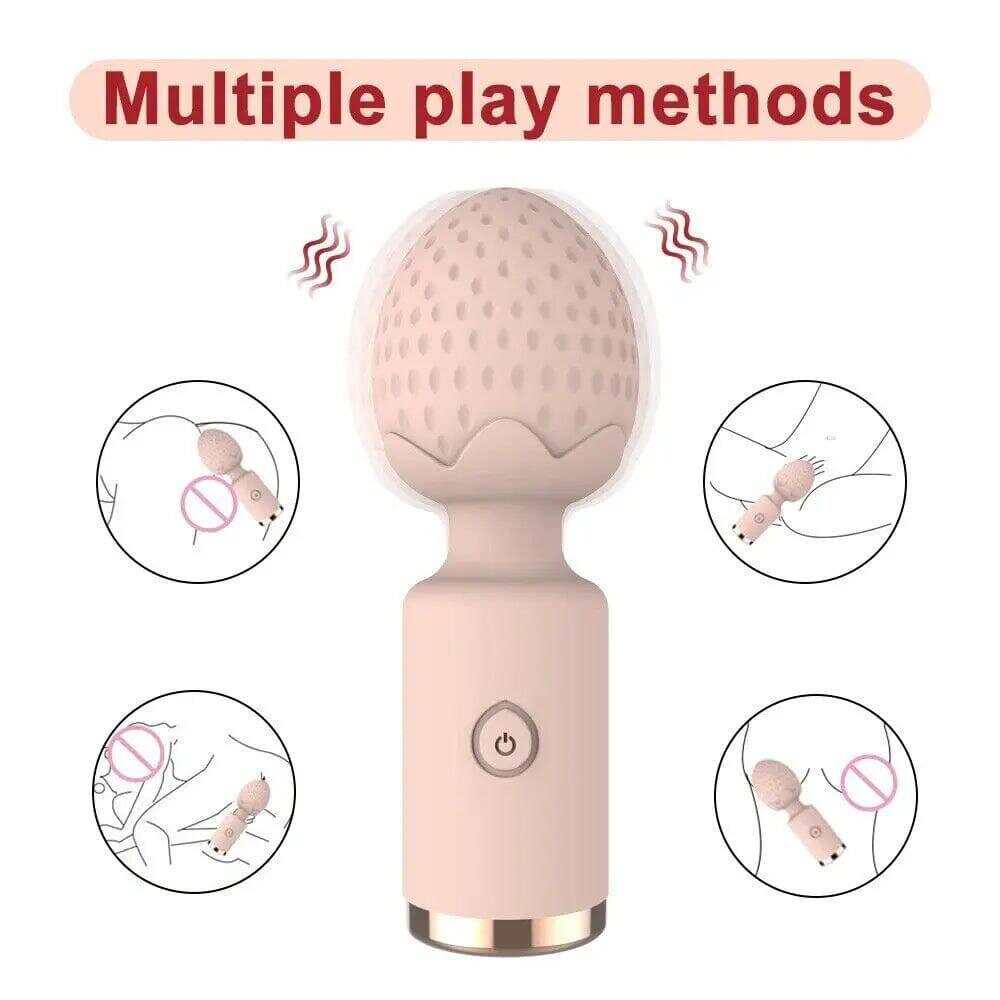 Strawberry Vibrator Dildo – Female Masturbation & Anal Sex Toy