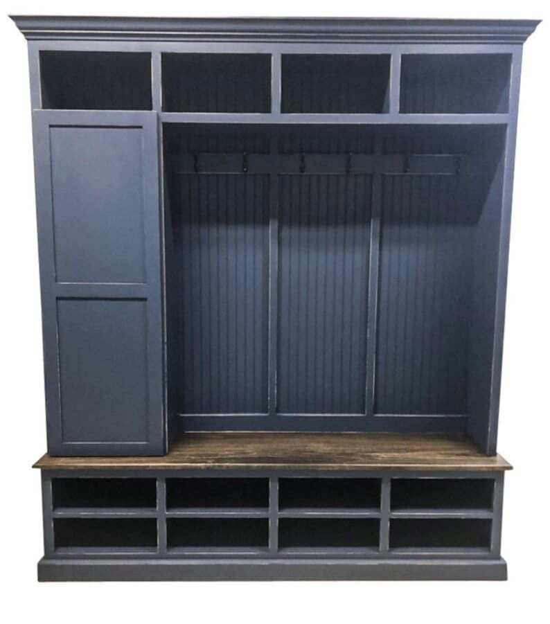 FORT MYERS 4 section hall tree with bench and coat rack