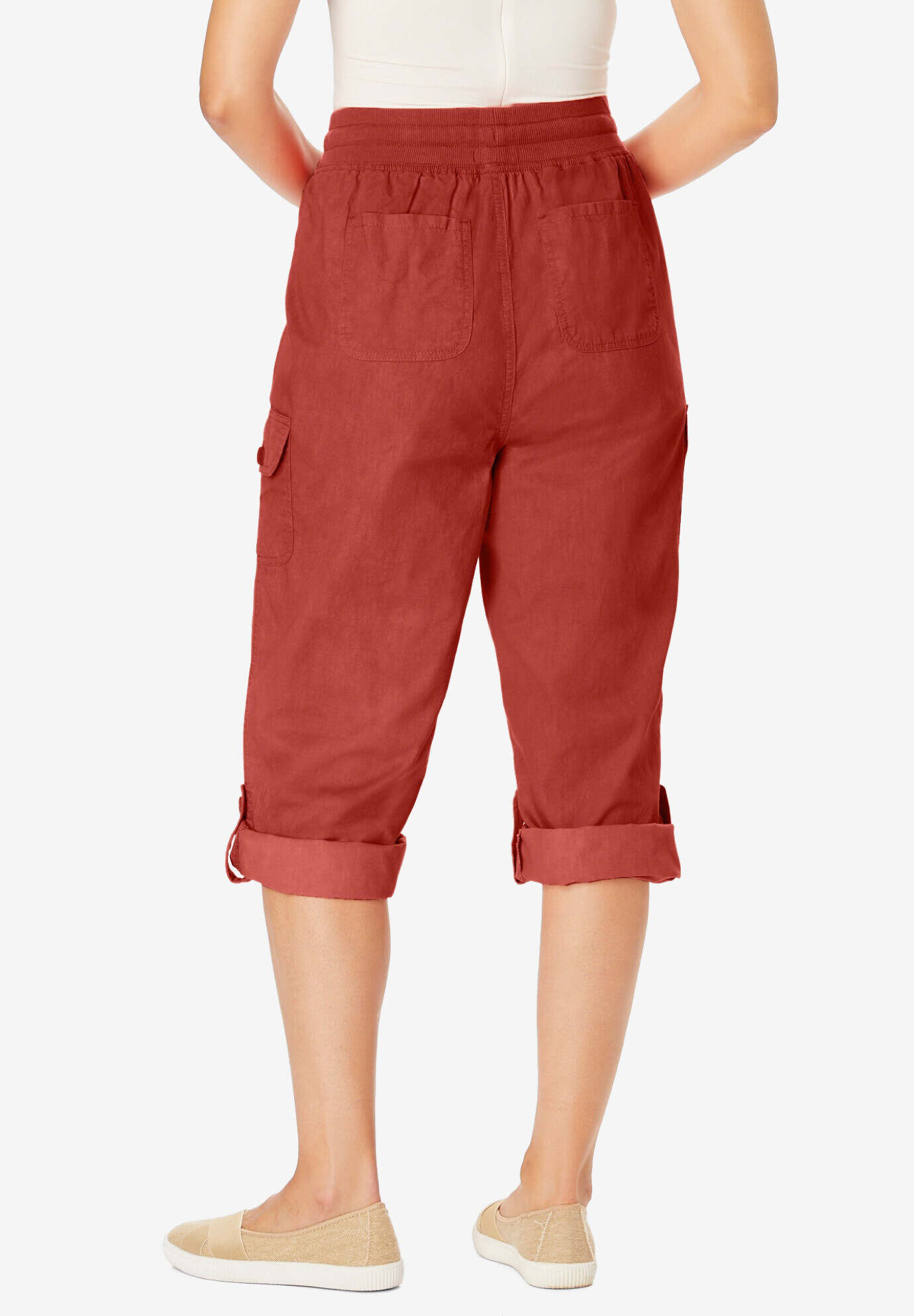 Convertible Length Cargo Capri Pant