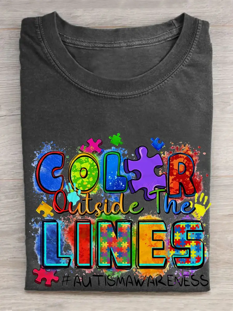 Autism Art Print T-Shirt