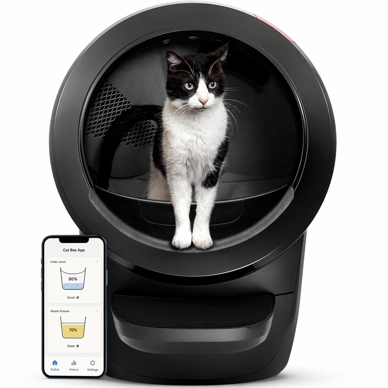 🔥Clearance Sale🔥Smart Self-Cleaning Cat Litter Box 4 – Automatic Cleaning & Odor Control for Cats