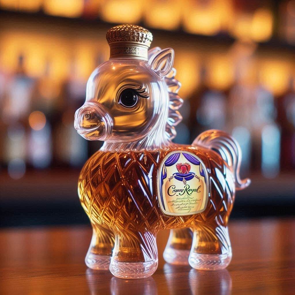 Pony Whiskey Bottle