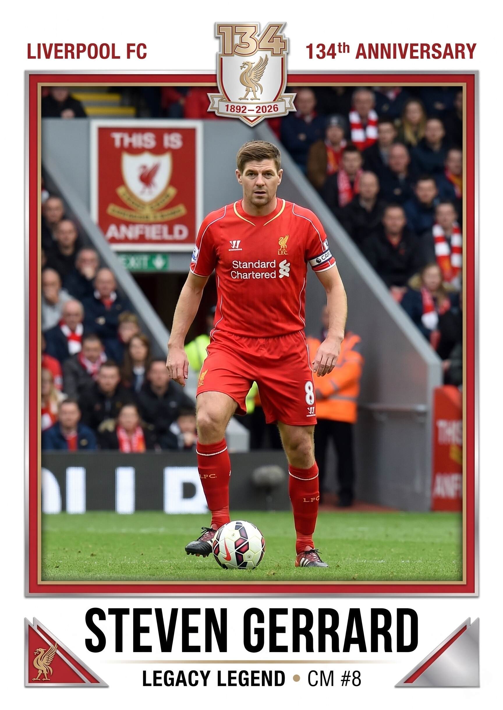 Liverpool FC 134th Anniversary Legacy Collection Hobby Box