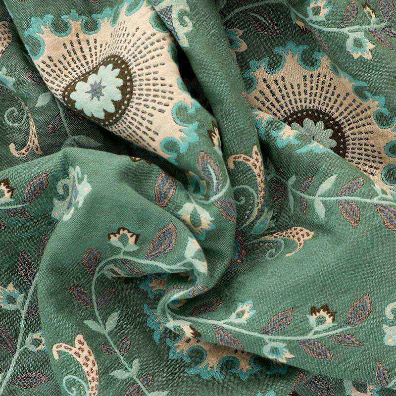 Retro Cotton Gauze Reversible Tassel Quilt