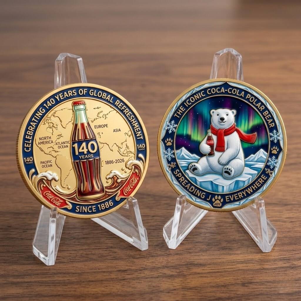 Coca-Cola 140th Anniversary Commemorative Coin (1886–2026)