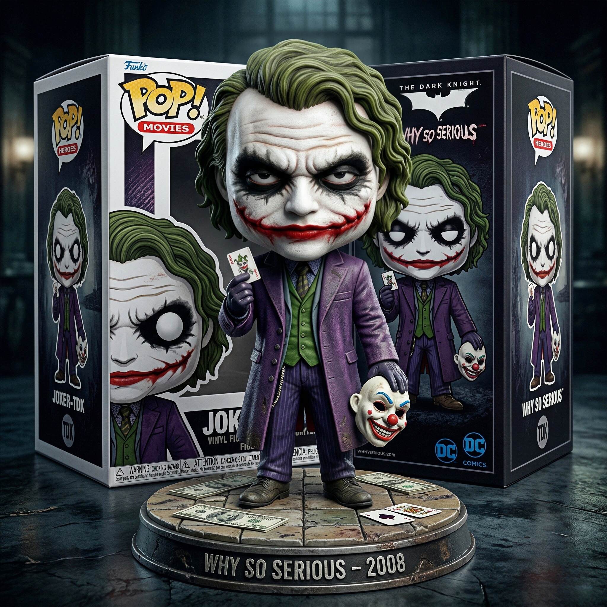 Joker “Why So Serious” Chaos Statue – Dark Knight Collector Edition